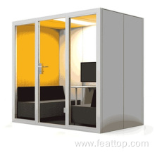 Fully Equipped Company Ventilation 4 Person Meeting Booth